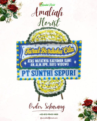 Papan Bunga Duka di Melayu Kota Piring