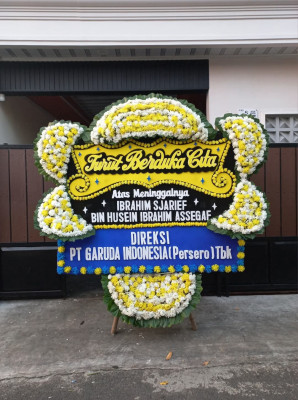 Papan Bunga Duka di Melayu Kota Piring